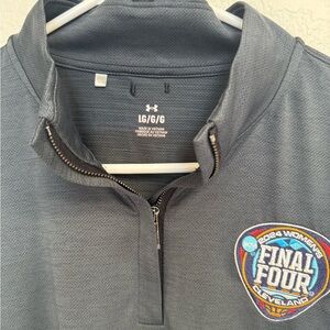 Under Armour Black Women's Quarter-Zip Jacket with 2024 Final Four Patch